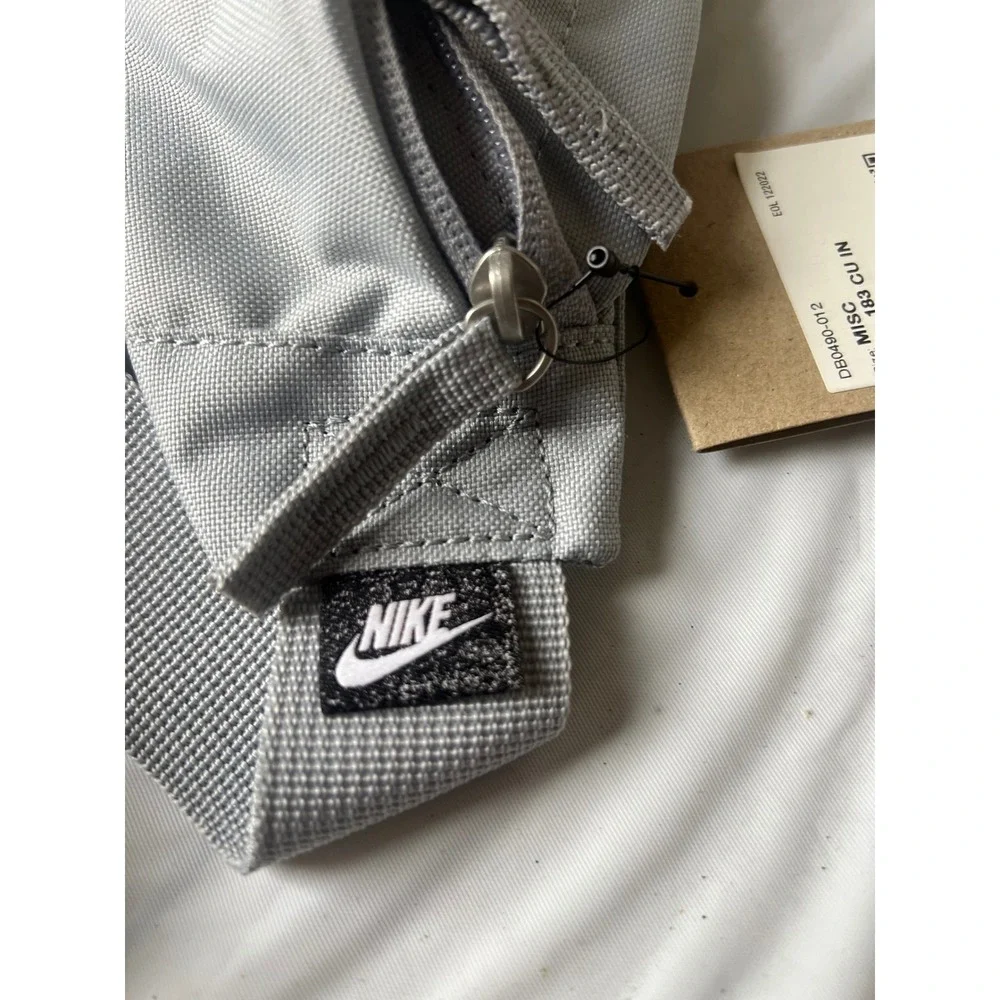 Nike Heritage Waistpack Wolf Grey Adjustable Belt Bag DB0490-012 NEW